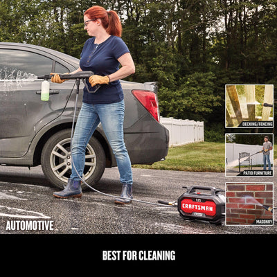 CRAFTSMAN side profile highlighting lightweight frame for easy transport
