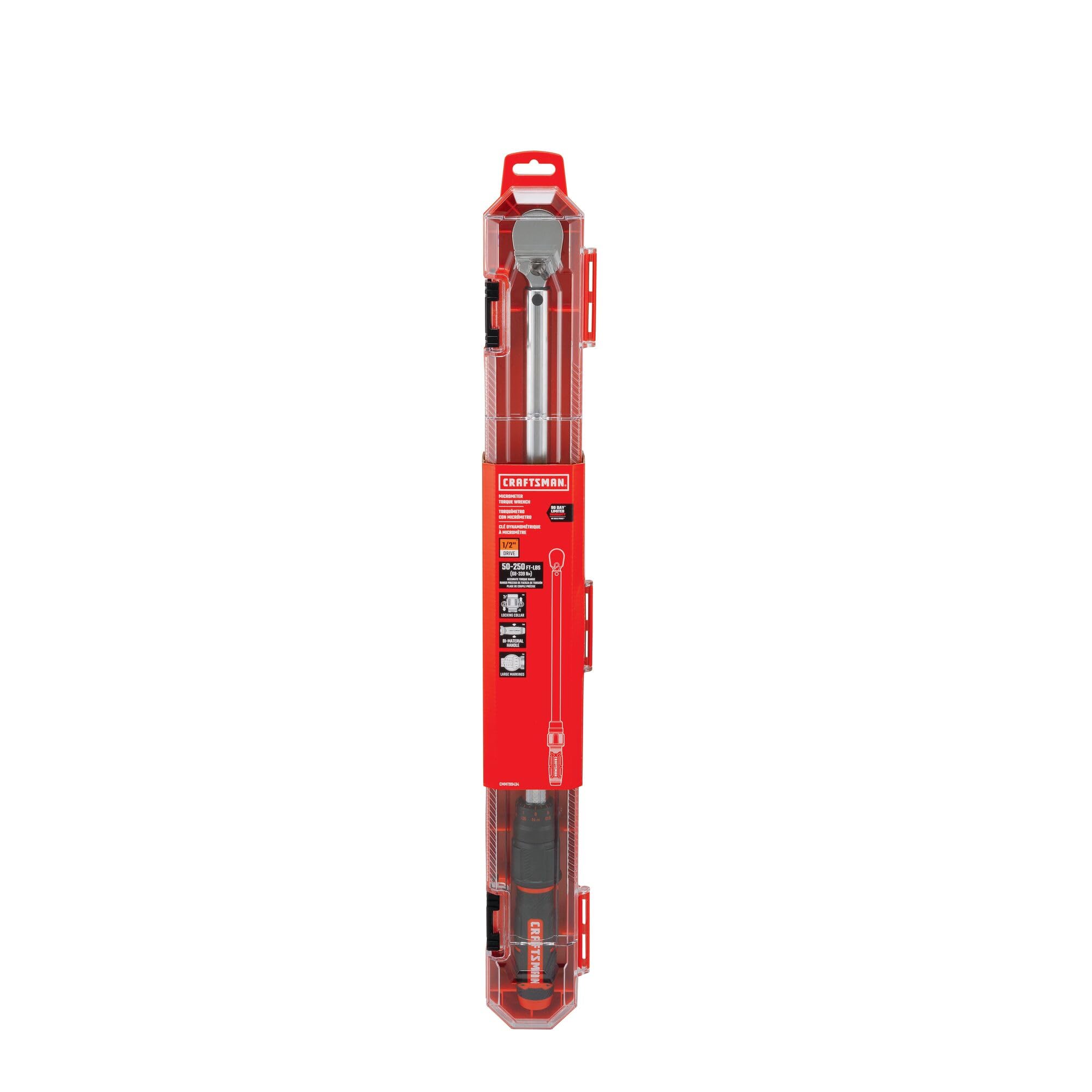 CRAFTSMAN 1/2" drive engaged with socket showing proper in-use application