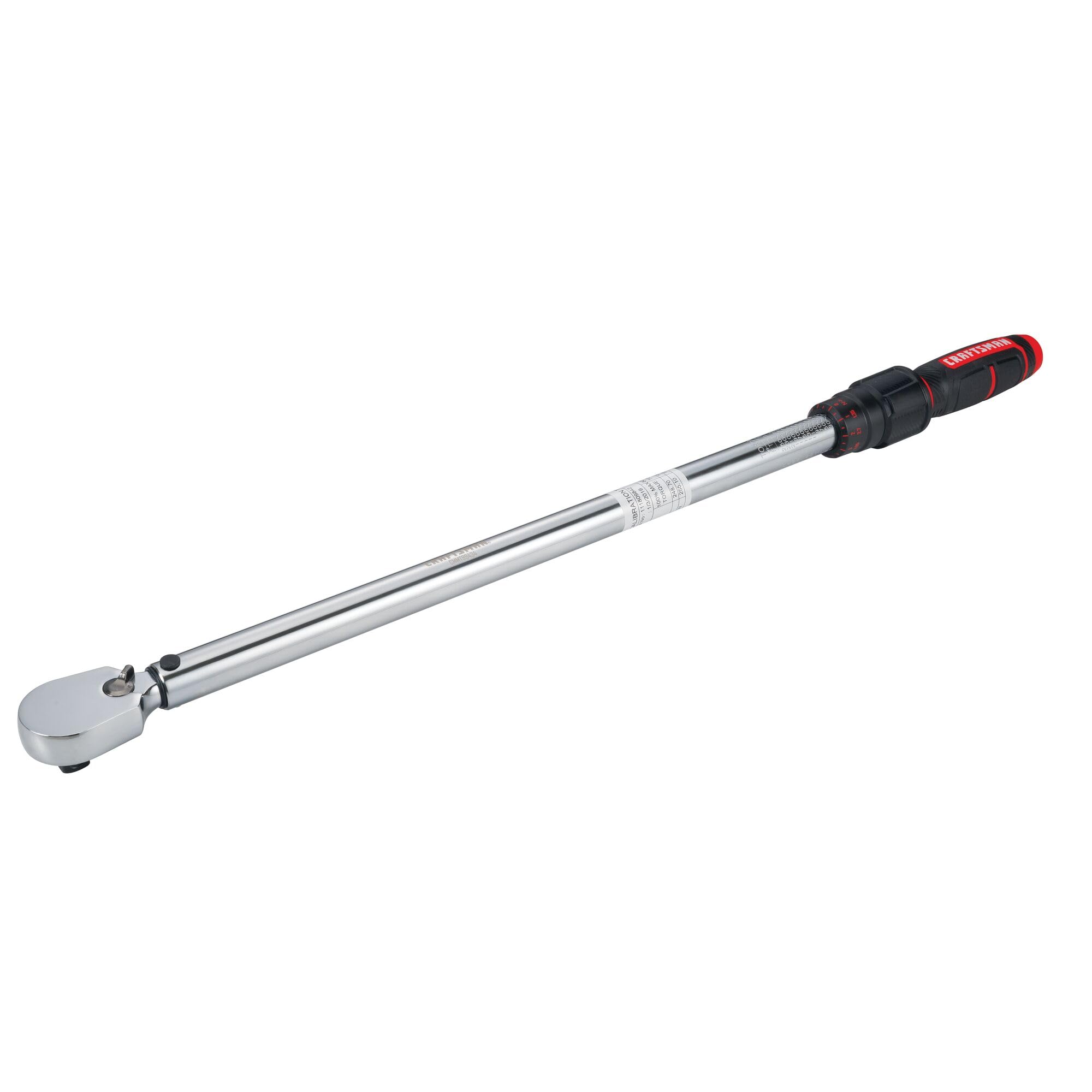 CRAFTSMAN torque wrench nestled in hard protective case for safe transport