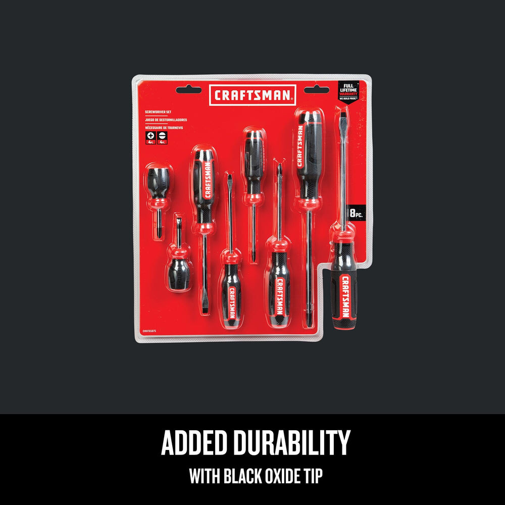 CRAFTSMAN destornillador en uso durante mantenimiento ofreciendo mejor control