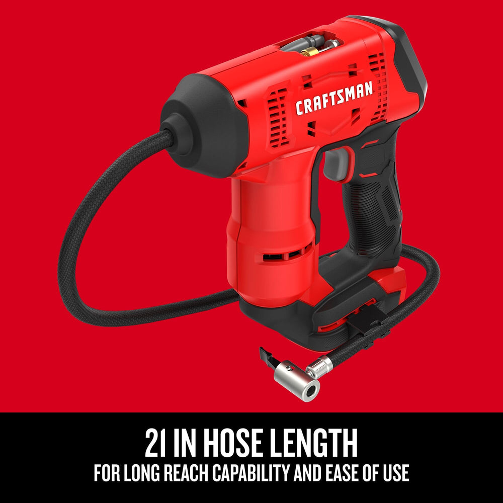 CRAFTSMAN accesorios guardados en el compartimento para mayor orden