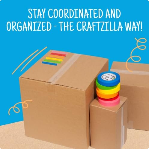 Craftzilla rollos apilados para espacio de almacenamiento compacto y ordenado