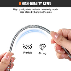 CRAFTZONE primer plano del cable de resorte de 25 ft, resistencia y flexibilidad