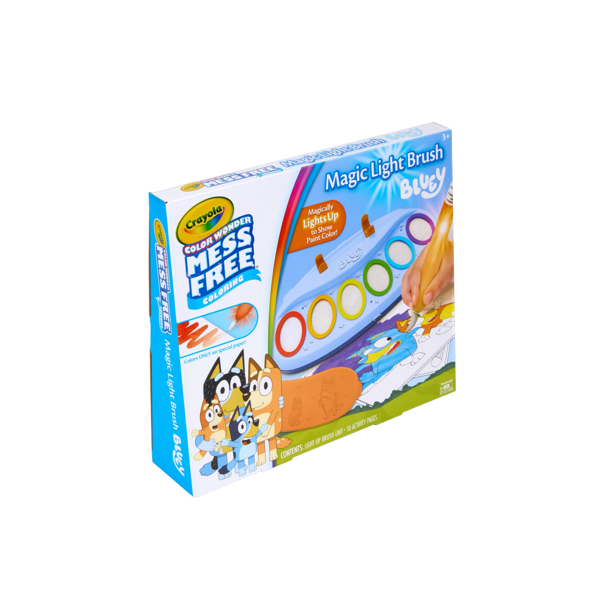 Crayola Bluey pads de pintura detalle con colores duraderos y sin goteo