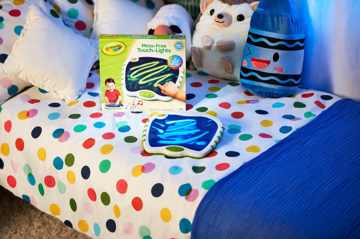 Crayola edge and textured areas close-up showing durable toddler-safe build