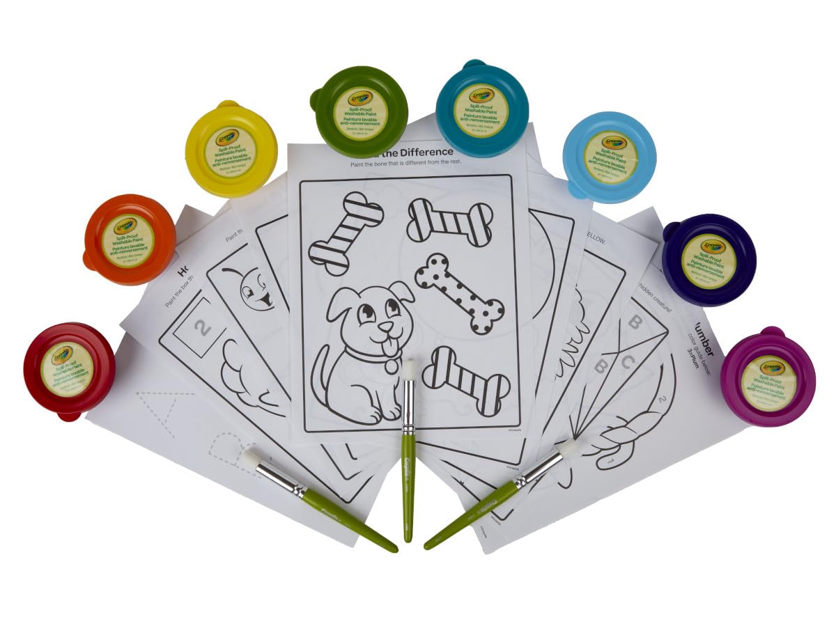 Crayola comparación de tamaño con objeto cotidiano para apreciar escala del set