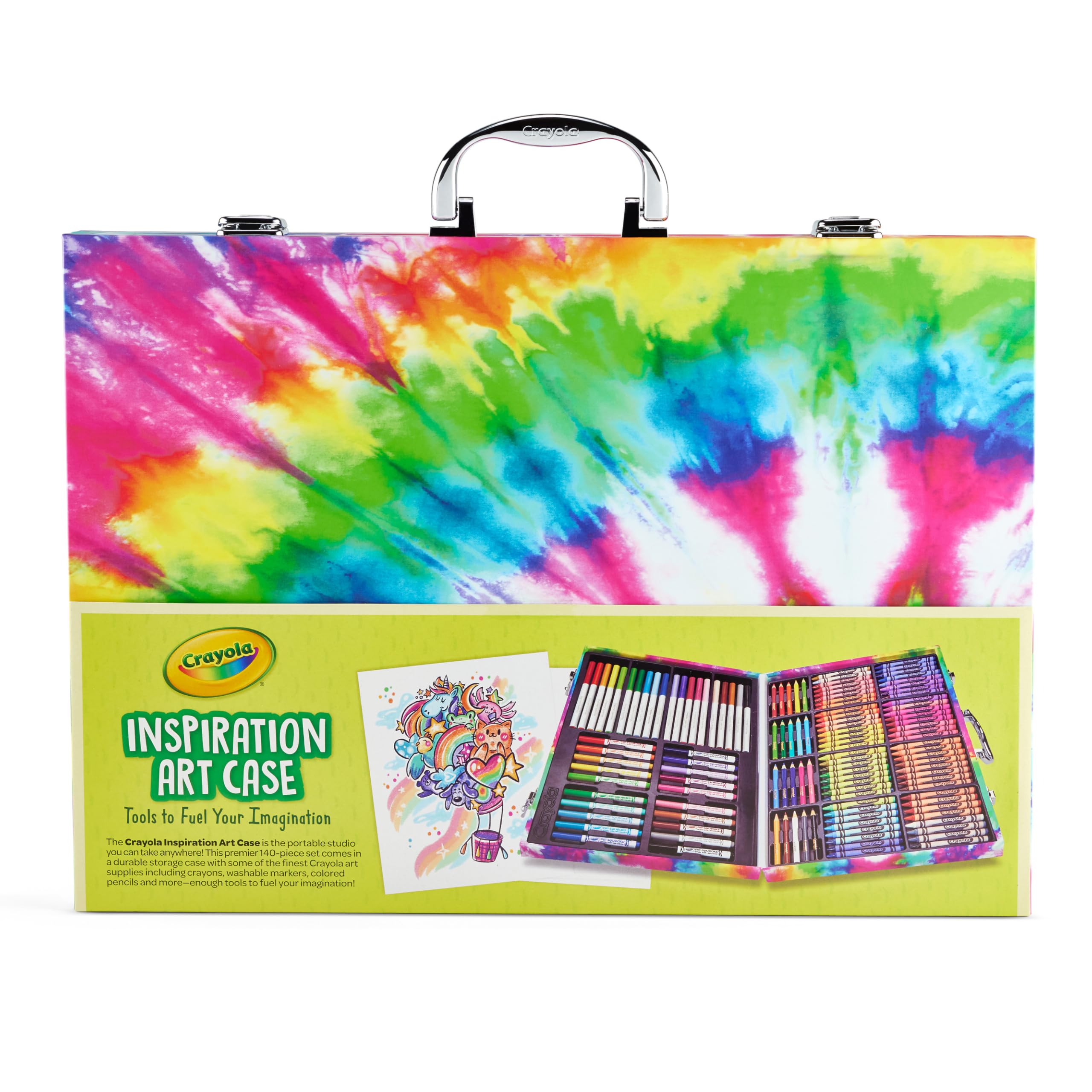 Crayola interior con disposición completa que facilita organizar materiales