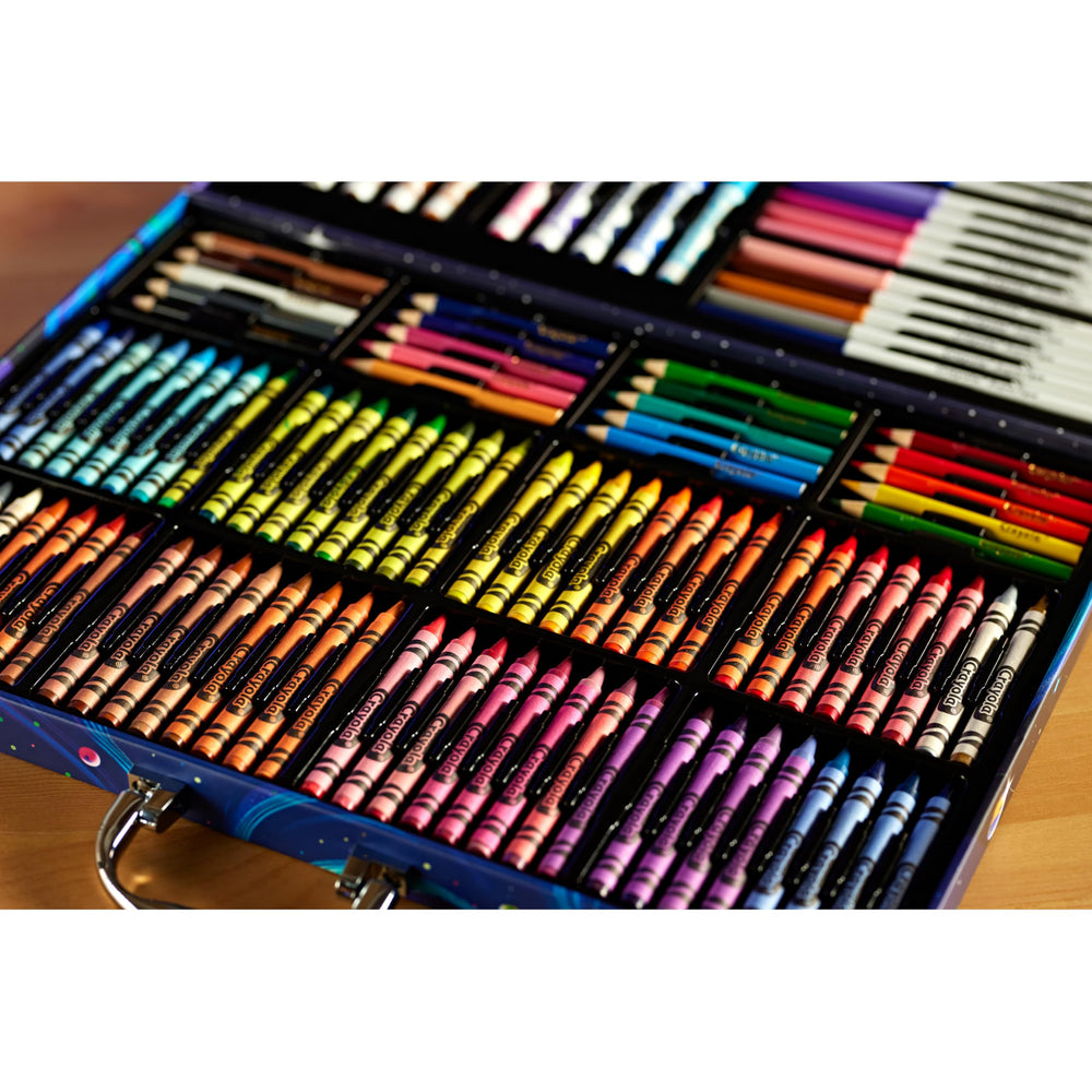 Crayola estuche envuelto como regalo ideal para cumpleaños y fiestas