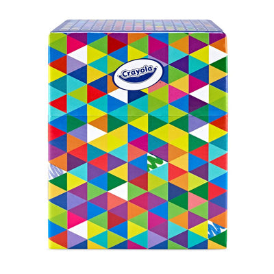 Crayola markers organized in container highlighting labels and storage