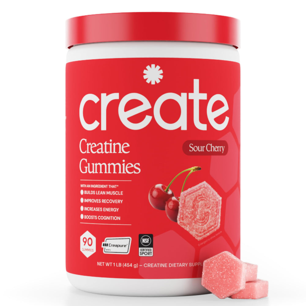 Create front packaging showing product name and sour cherry appeal