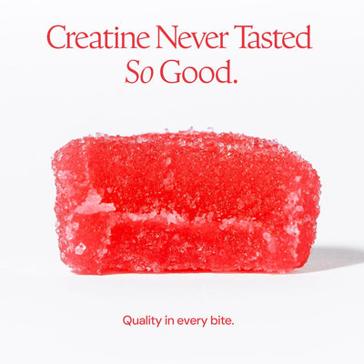 Create gummy close-up texture highlighting anti-melt chewability benefit
