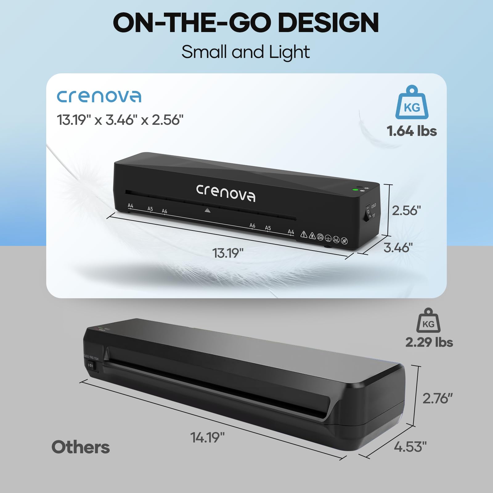 Crenova detalle del panel y interruptor hot cold para operación simple y rápida