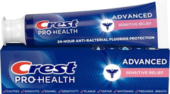 Crest tubo frontal mostrando la marca y beneficio de protección
