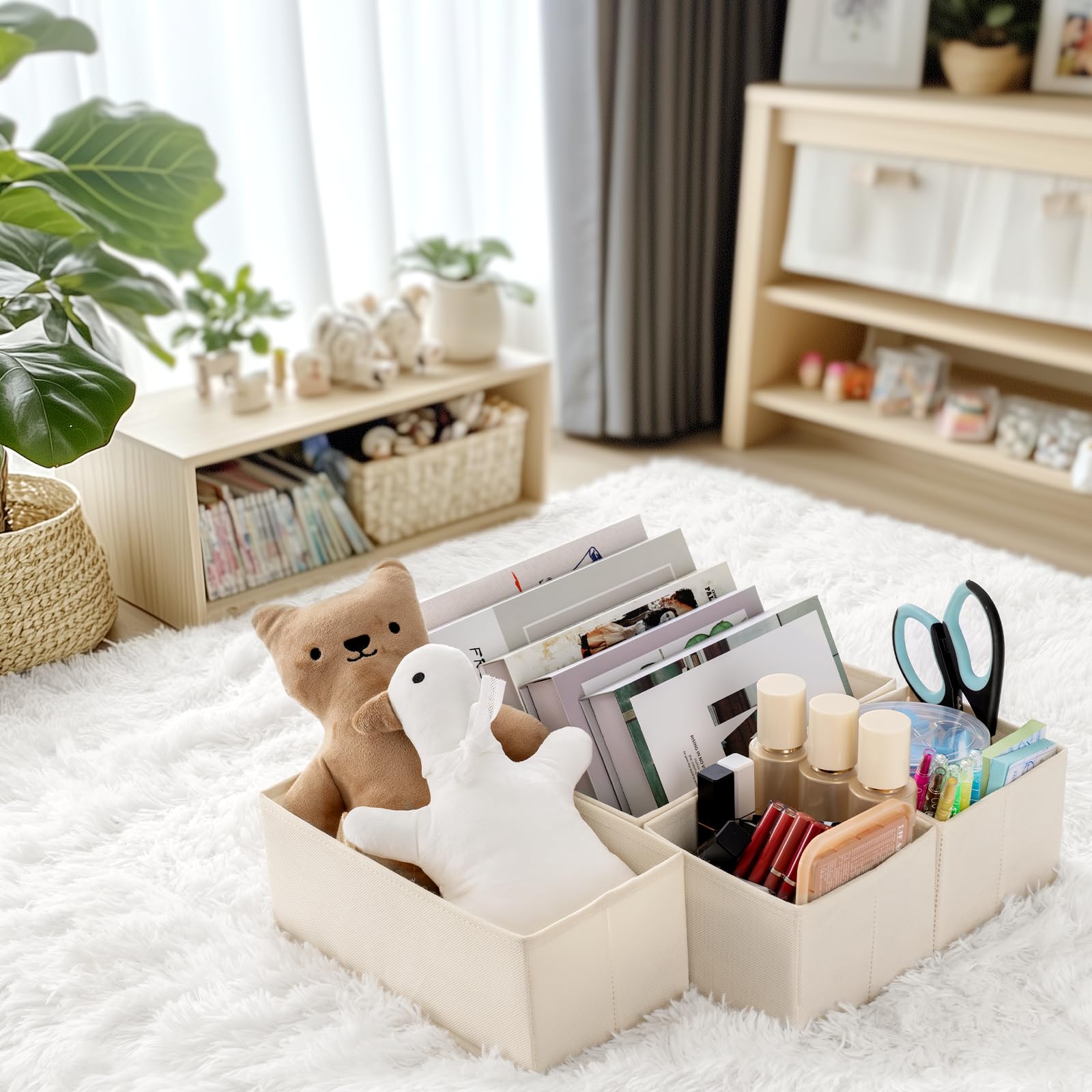 Criusia etiqueta y color beige neutro que combina con cualquier decoración