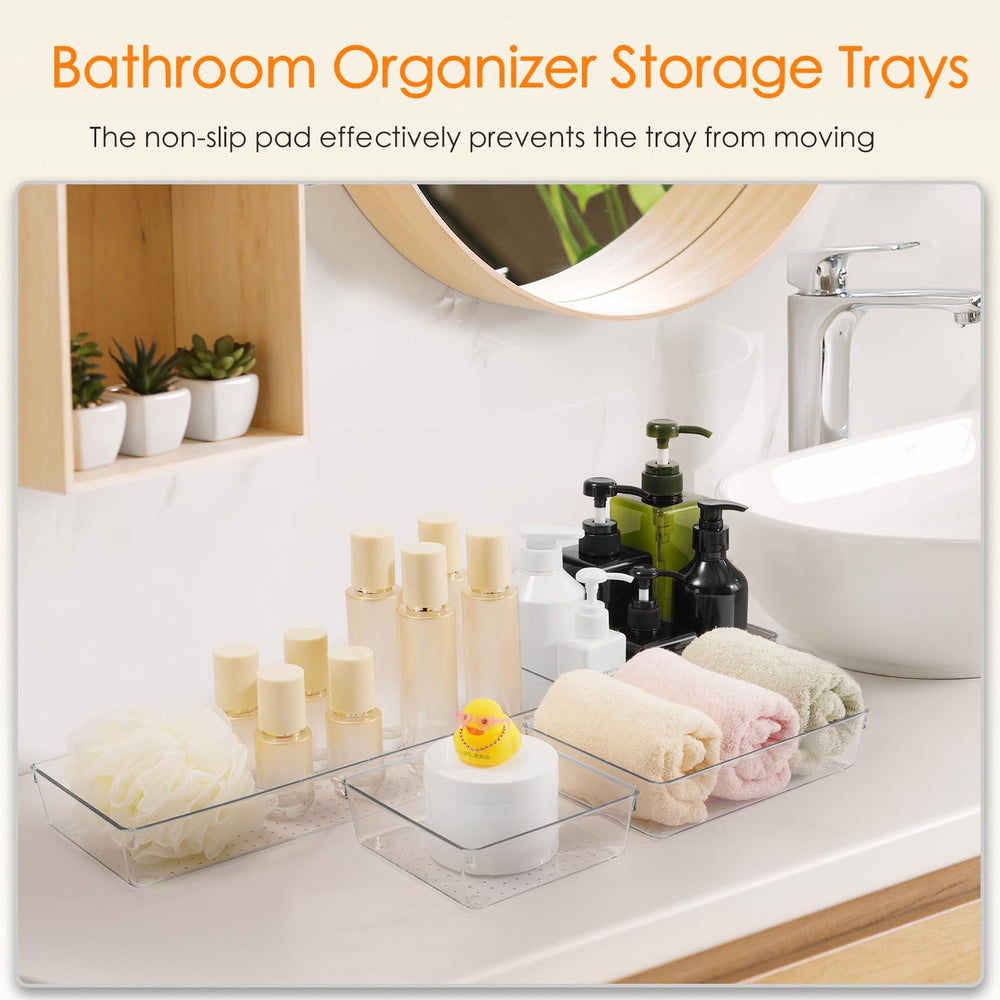 Criusia stacked trays saving space when stored away between uses