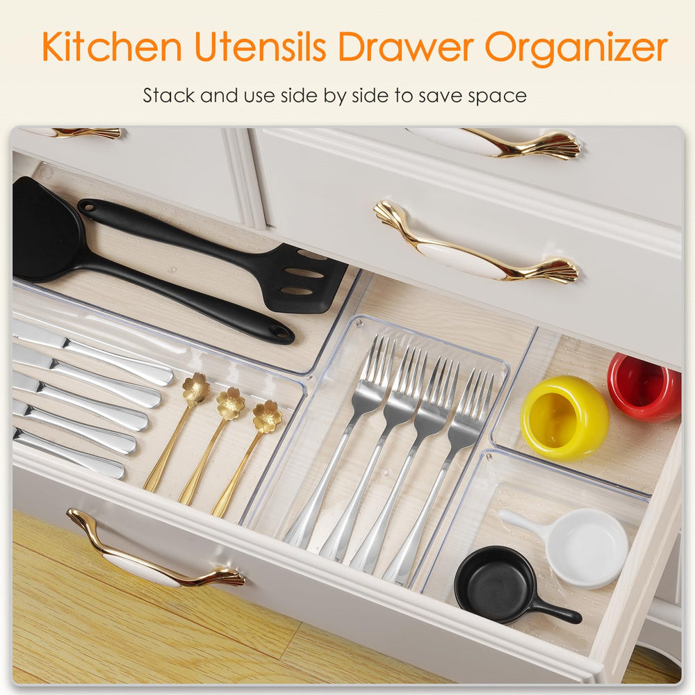 Criusia vanity setup with makeup neatly sorted for faster morning routines