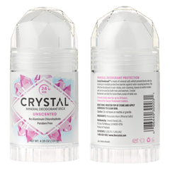 Crystal frente del envase mostrando la barra y aplicación rápida
