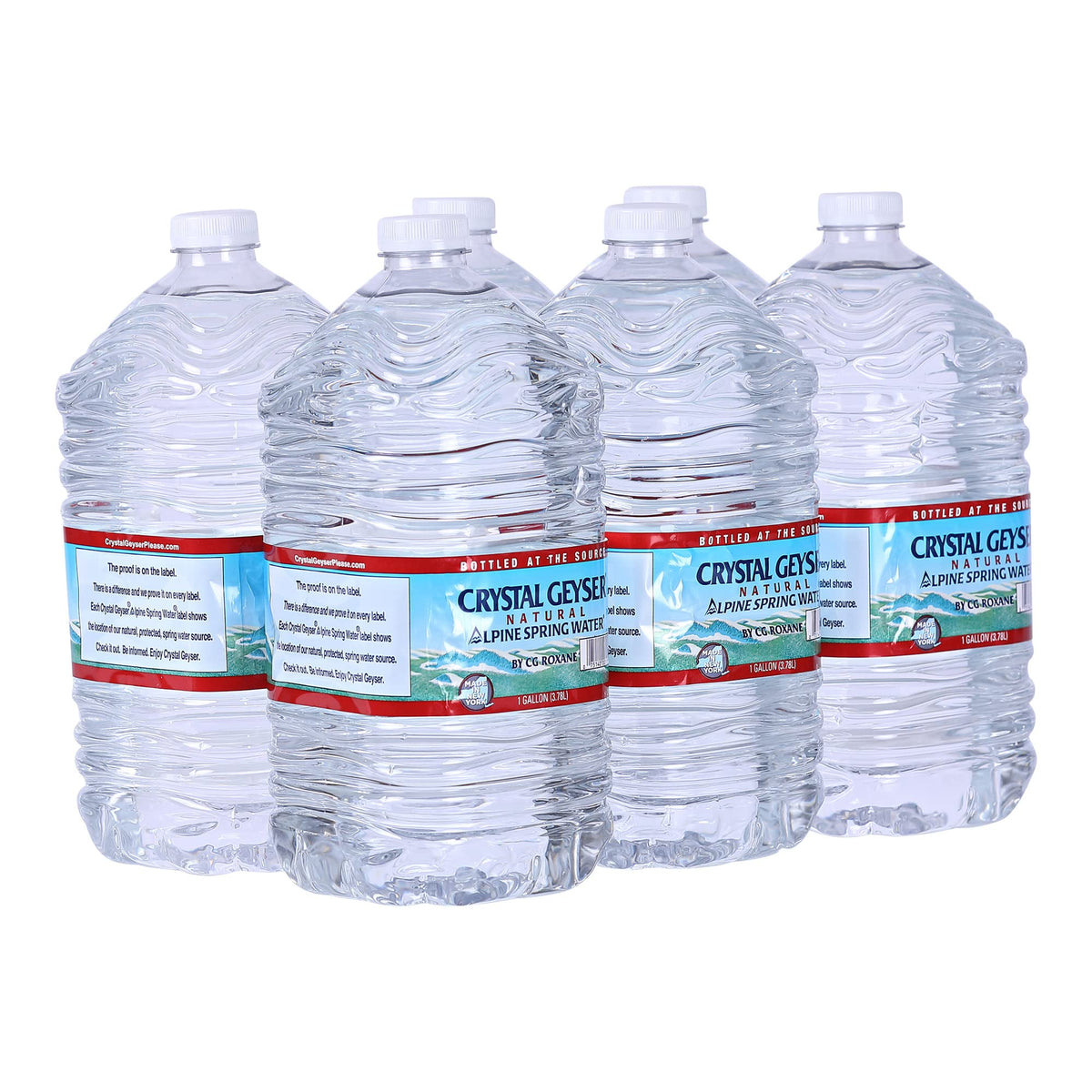 Crystal Geyser garrafa frontal 6 galones, almacenamiento práctico