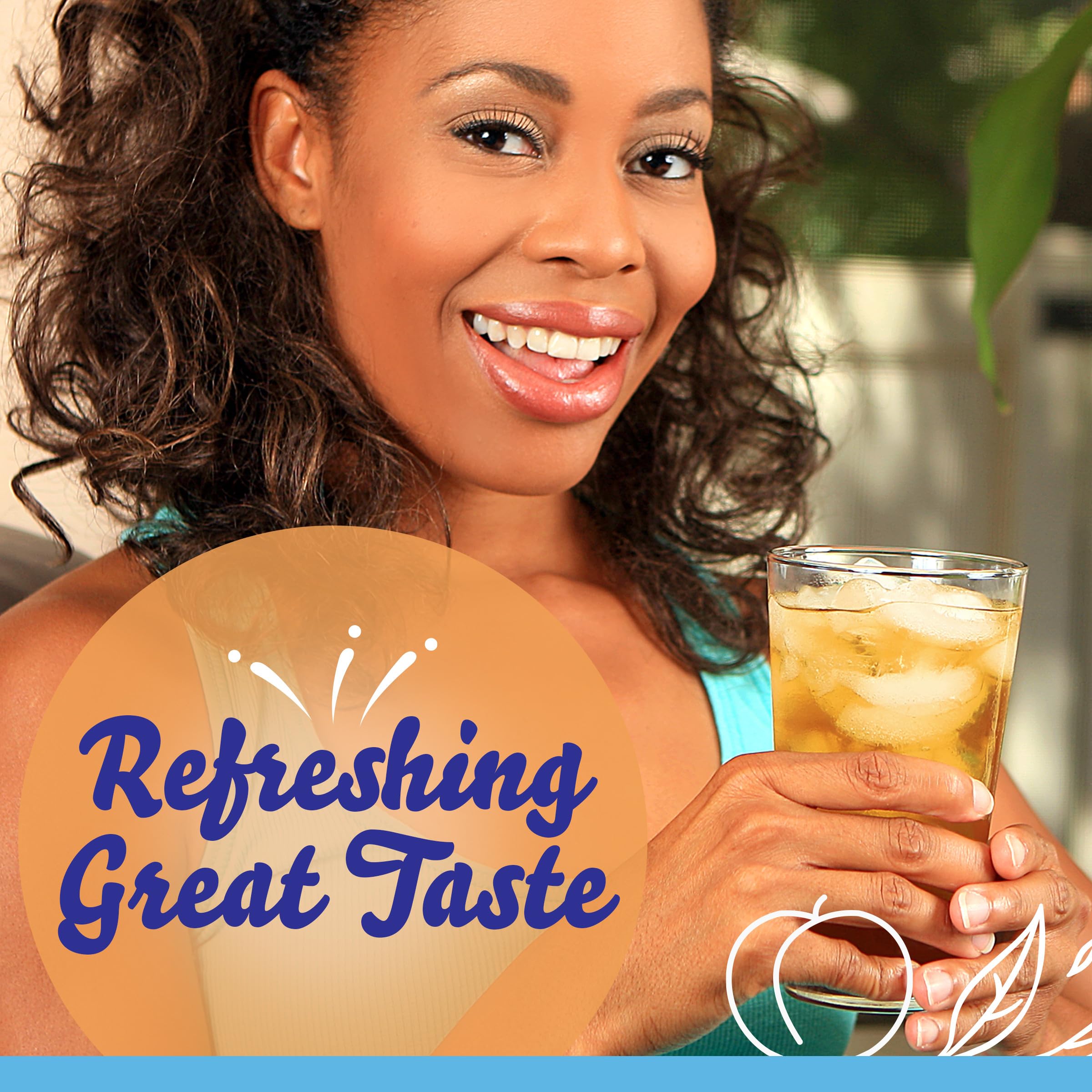 Crystal Light etiqueta con ingredientes destacando té negro real