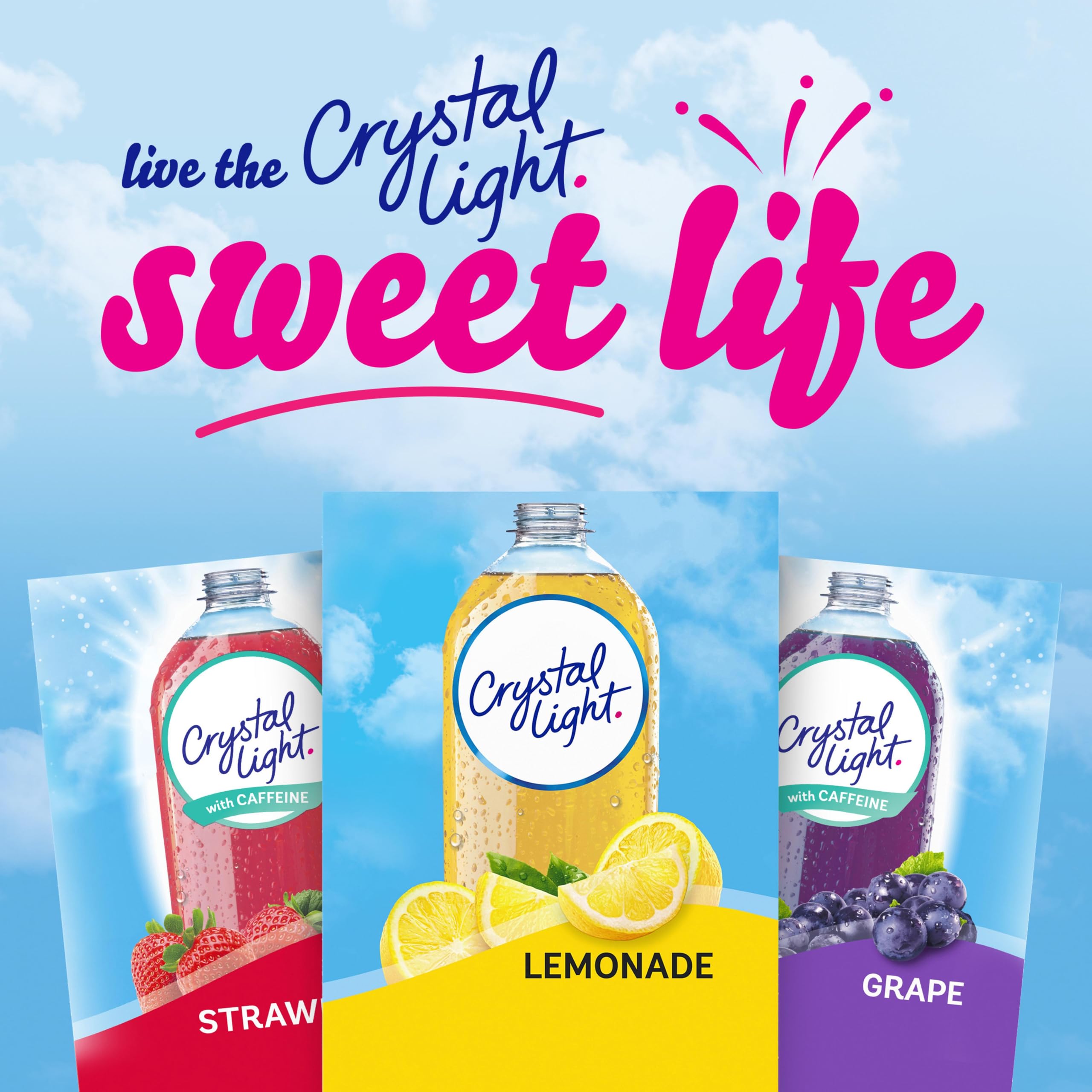 Crystal Light vaso en mesa al patio demostrando uso en exteriores, momento refrescante