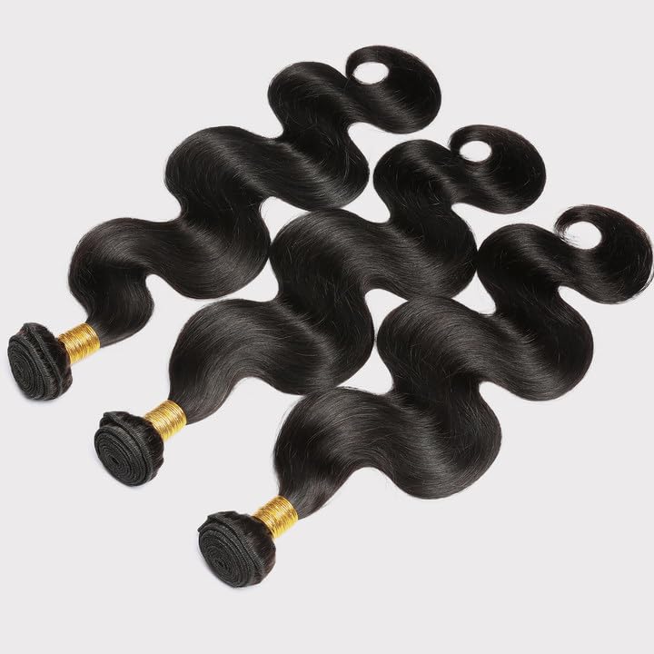 CSCHS texture close-up of body wave strands showing soft waves and natural shine for styling