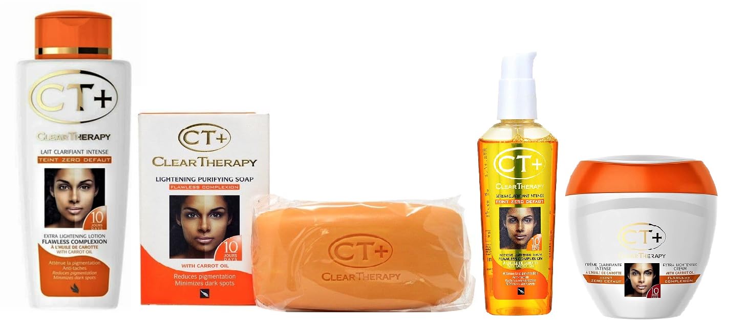 CT+ Clear Therapy front packaging showing full kit and contents for easy identification and selection