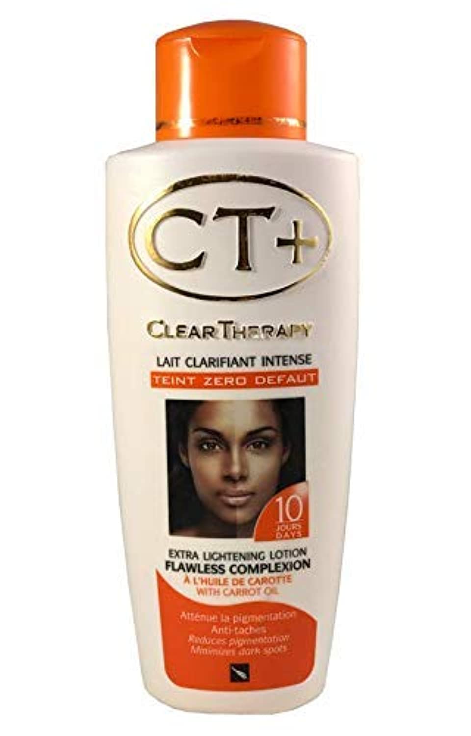 CT+ Clear Therapy vista frontal del envase 250ml mostrando etiqueta y tamaño
