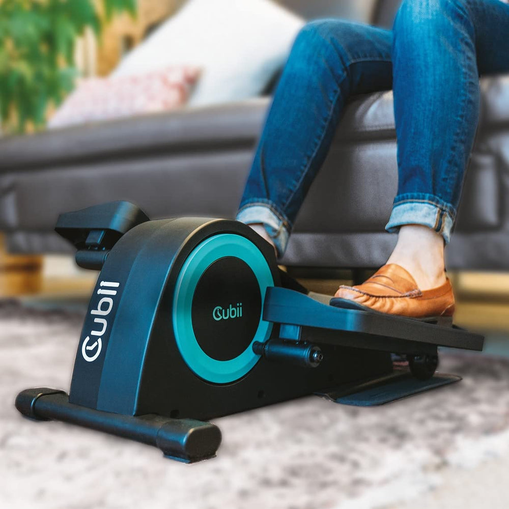 Cubii JR1 pedal close-up highlighting textured platform for secure foot grip and comfort