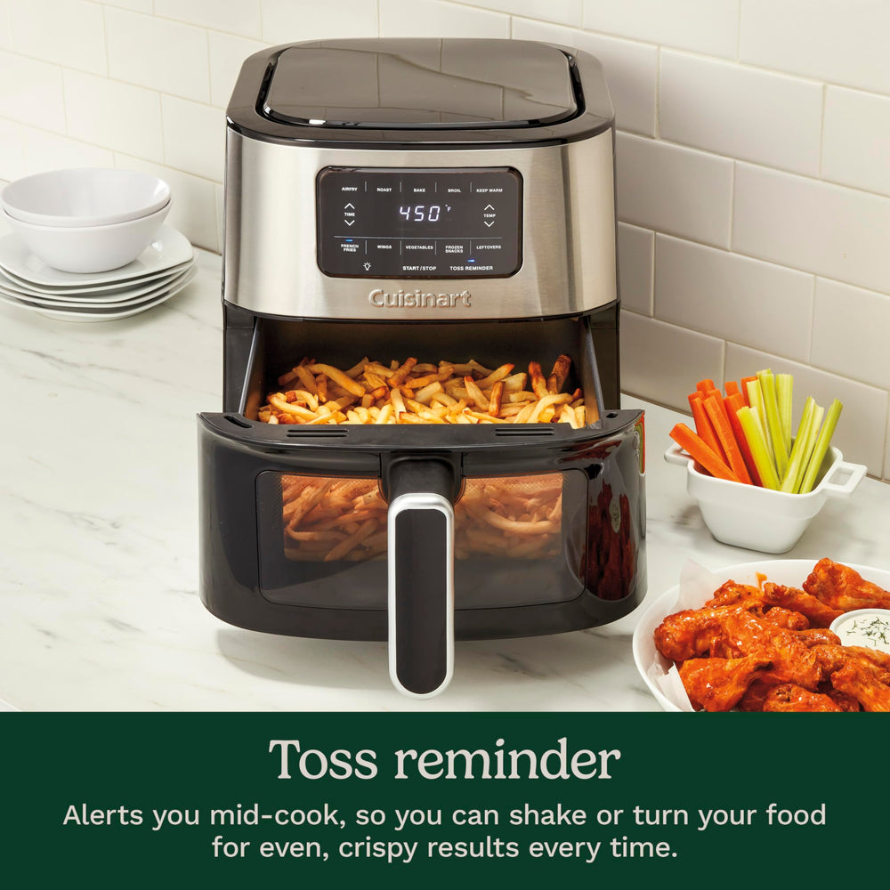 Cuisinart touchscreen controls detail for presets and precise temperature adjustments