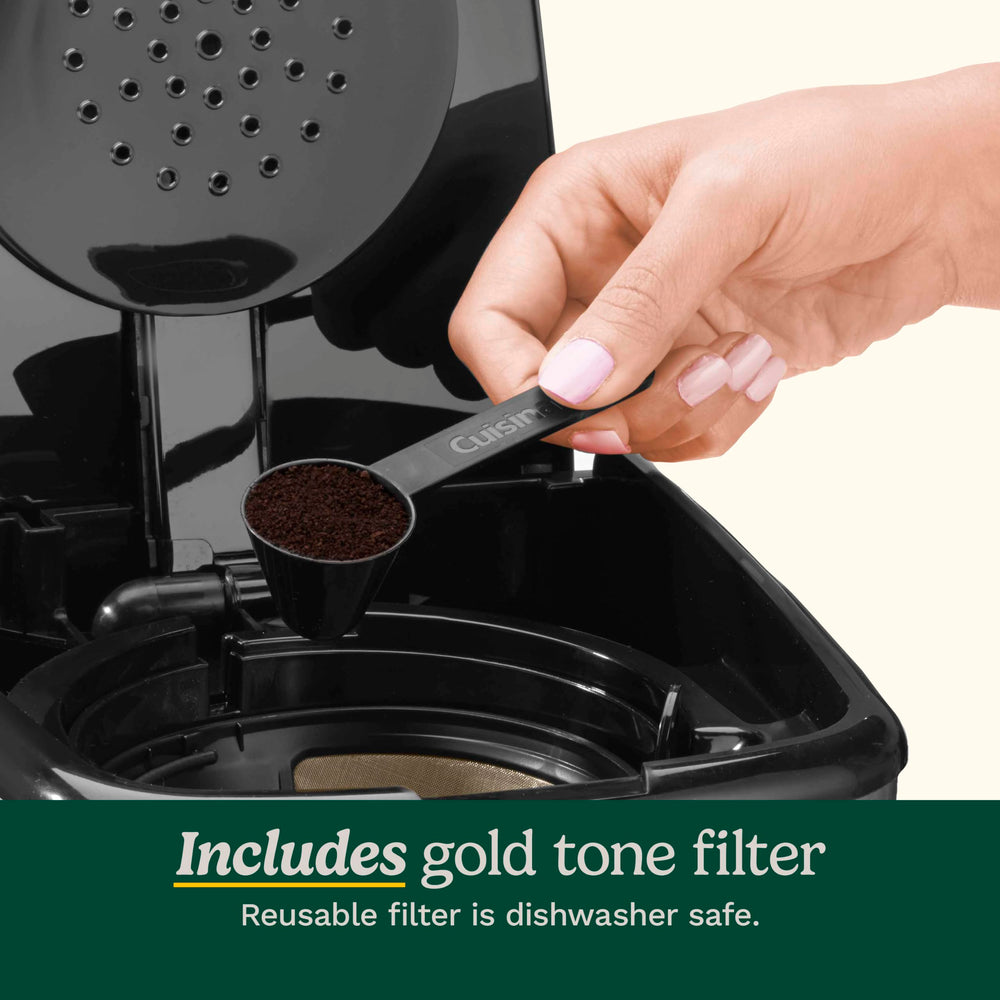 Cuisinart brewing in kitchen lifestyle scene for convenient scheduled coffee servings