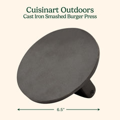 Cuisinart detalle del borde plano que crea corteza crujiente