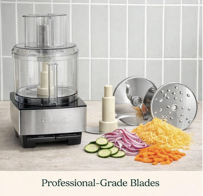 Cuisinart processing dough in bowl illustrating reliable kneading and time-saving mixing