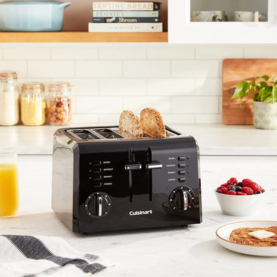 Cuisinart dual shade dials showing 7-setting controls for repeatable browning
