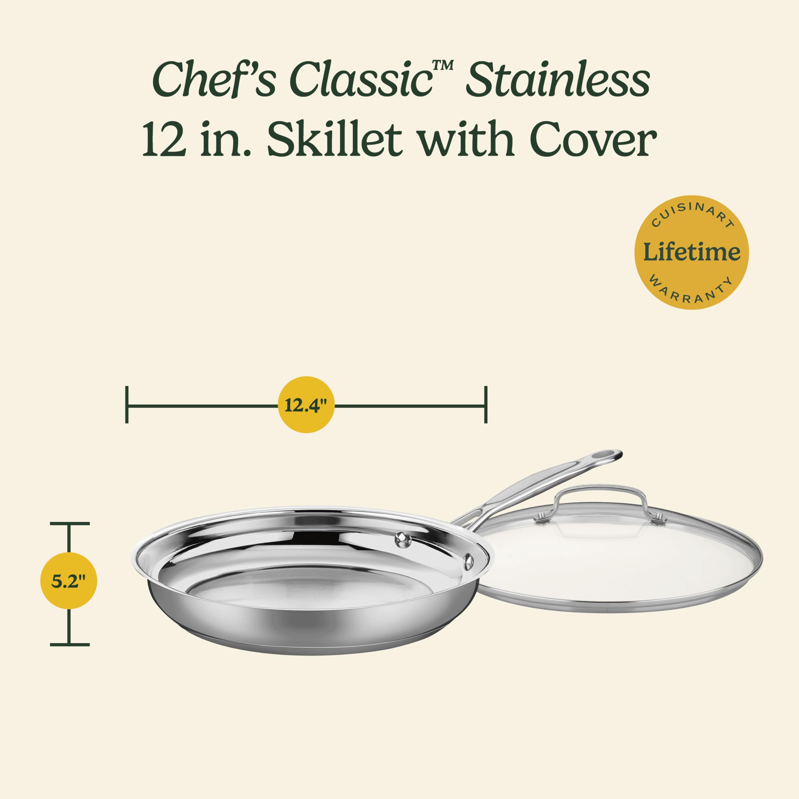 Cuisinart tapa de vidrio con vapor dentro, beneficio control visual