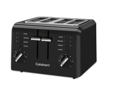 Cuisinart side profile highlighting dual independent controls for customized toasting