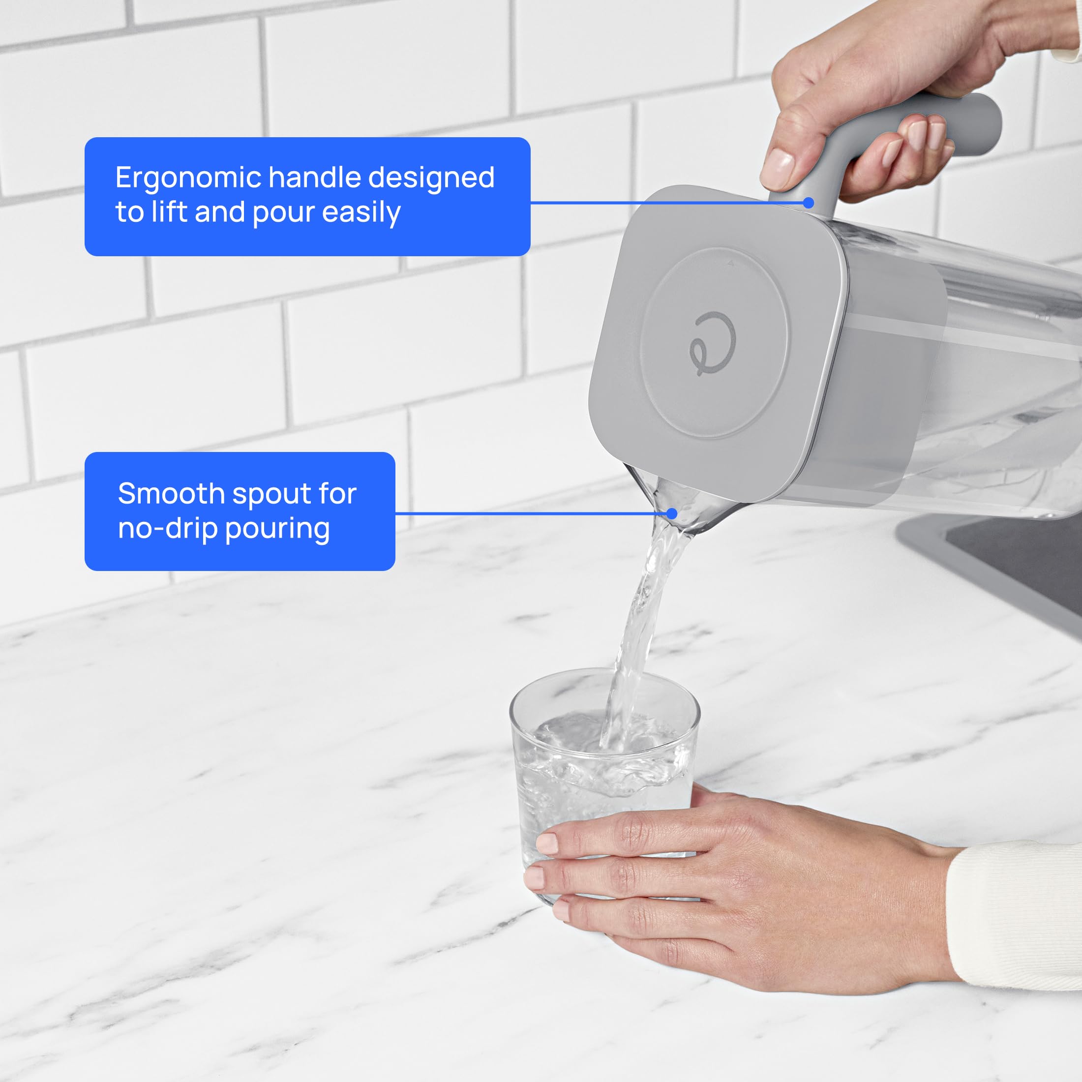 Culligan superficie libre de BPA con textura y facilidad de limpieza