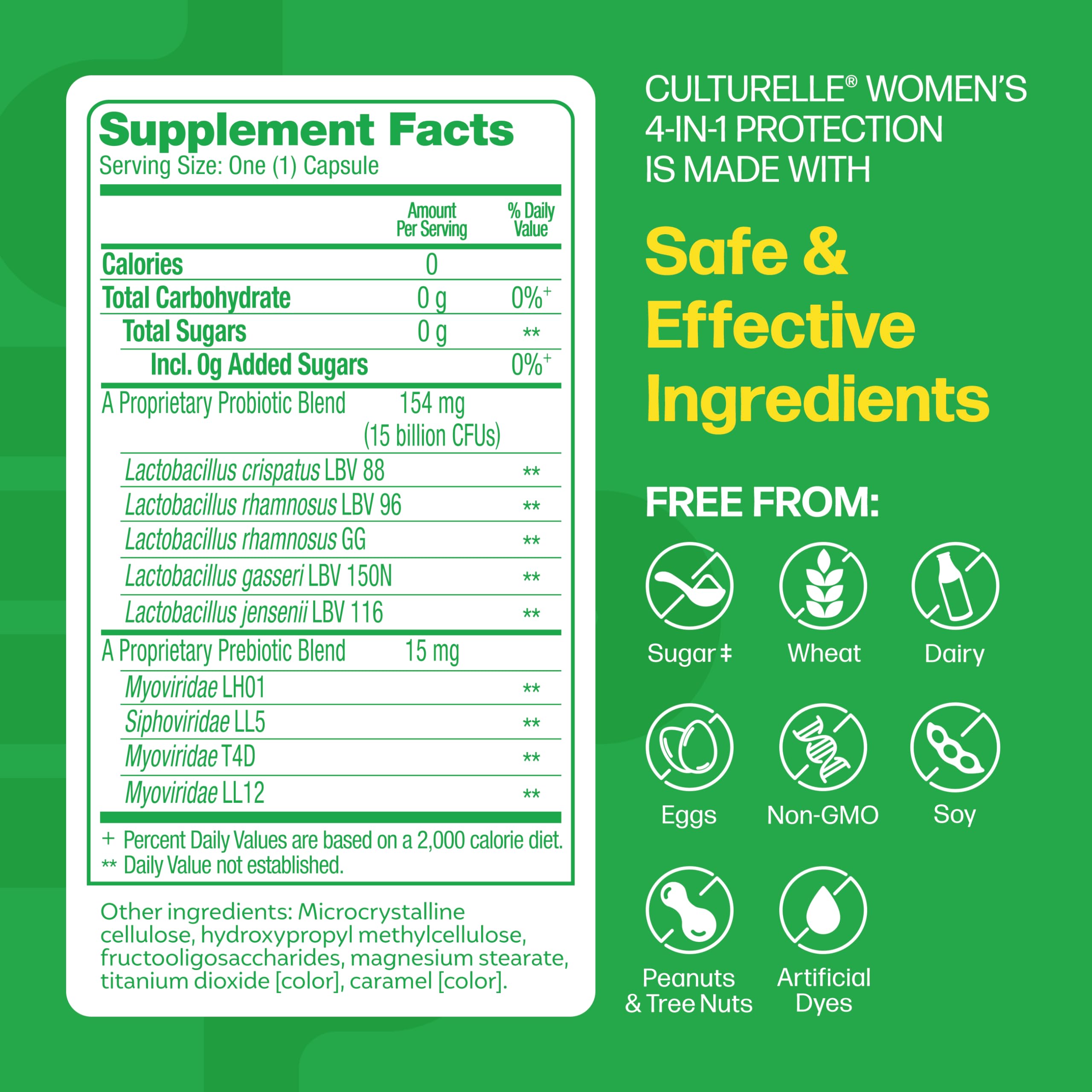 Culturelle close-up capsule texture highlighting easy daily use