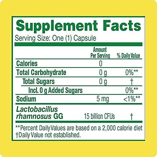 Culturelle etiqueta e ingredientes destacando LGG y ausencia de alérgenos