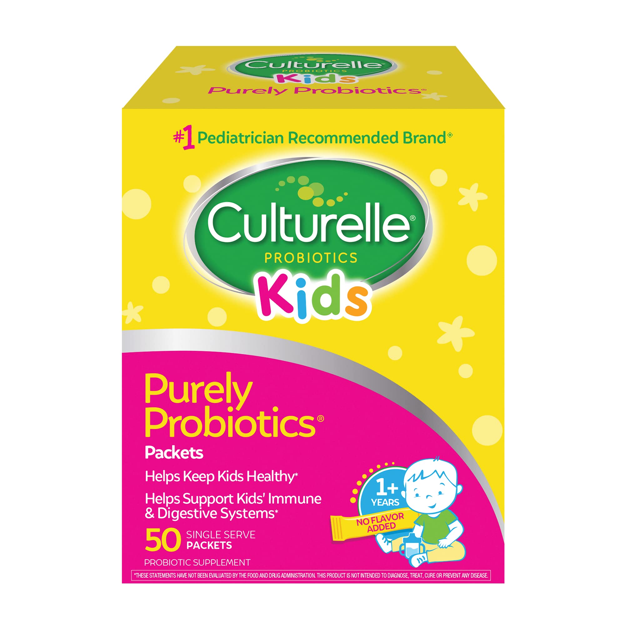 culturelle front packaging showing 50 single packets and benefits