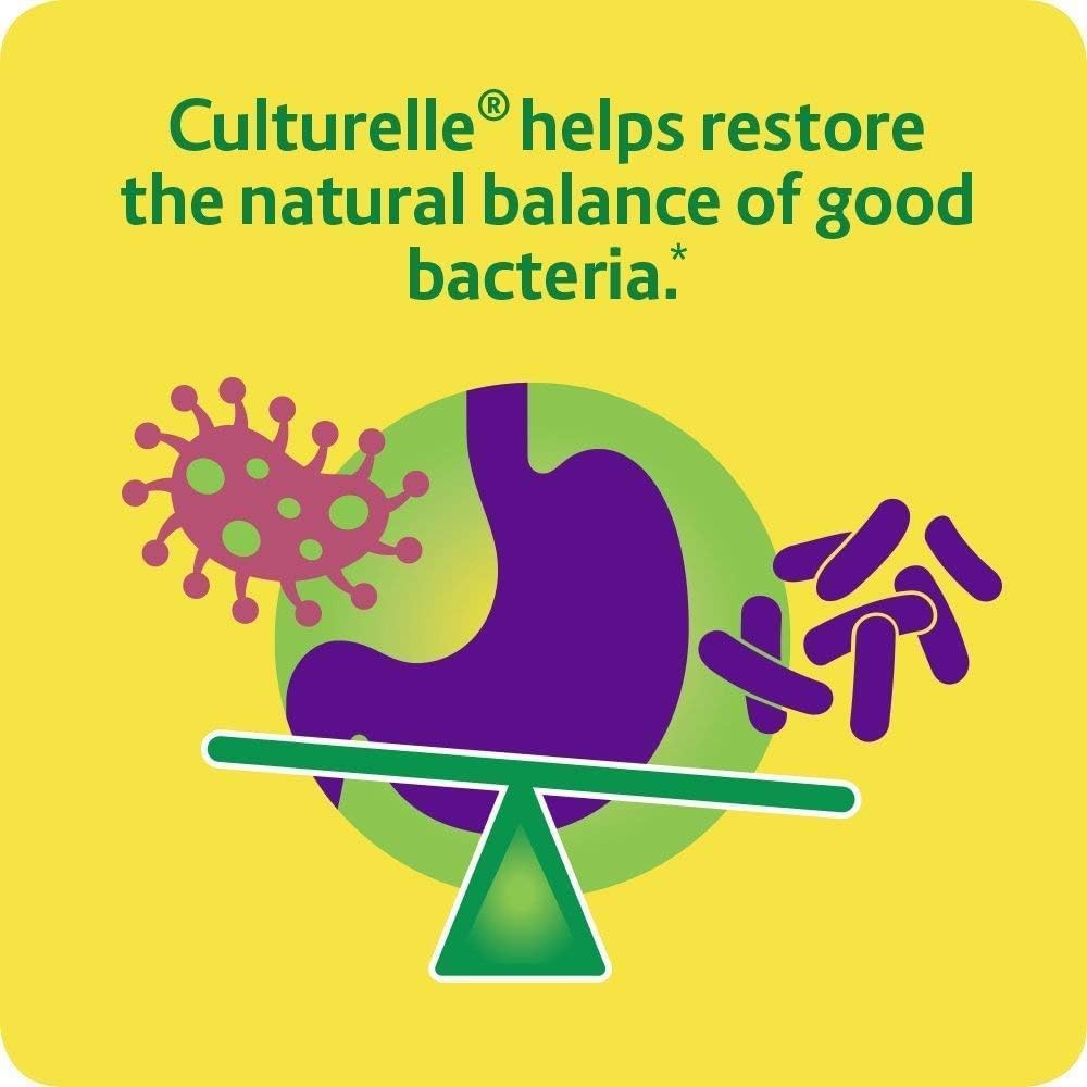 Culturelle botellita abierta con masticables listos para tomar y almacenar