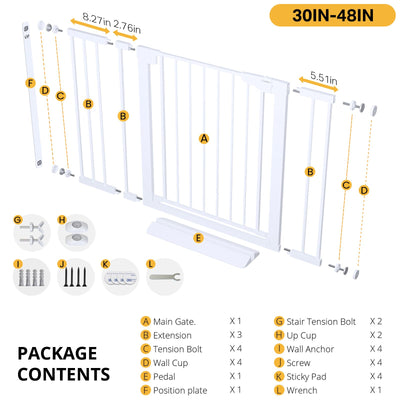 Cumbor packaging and included hardware showing everything provided for install