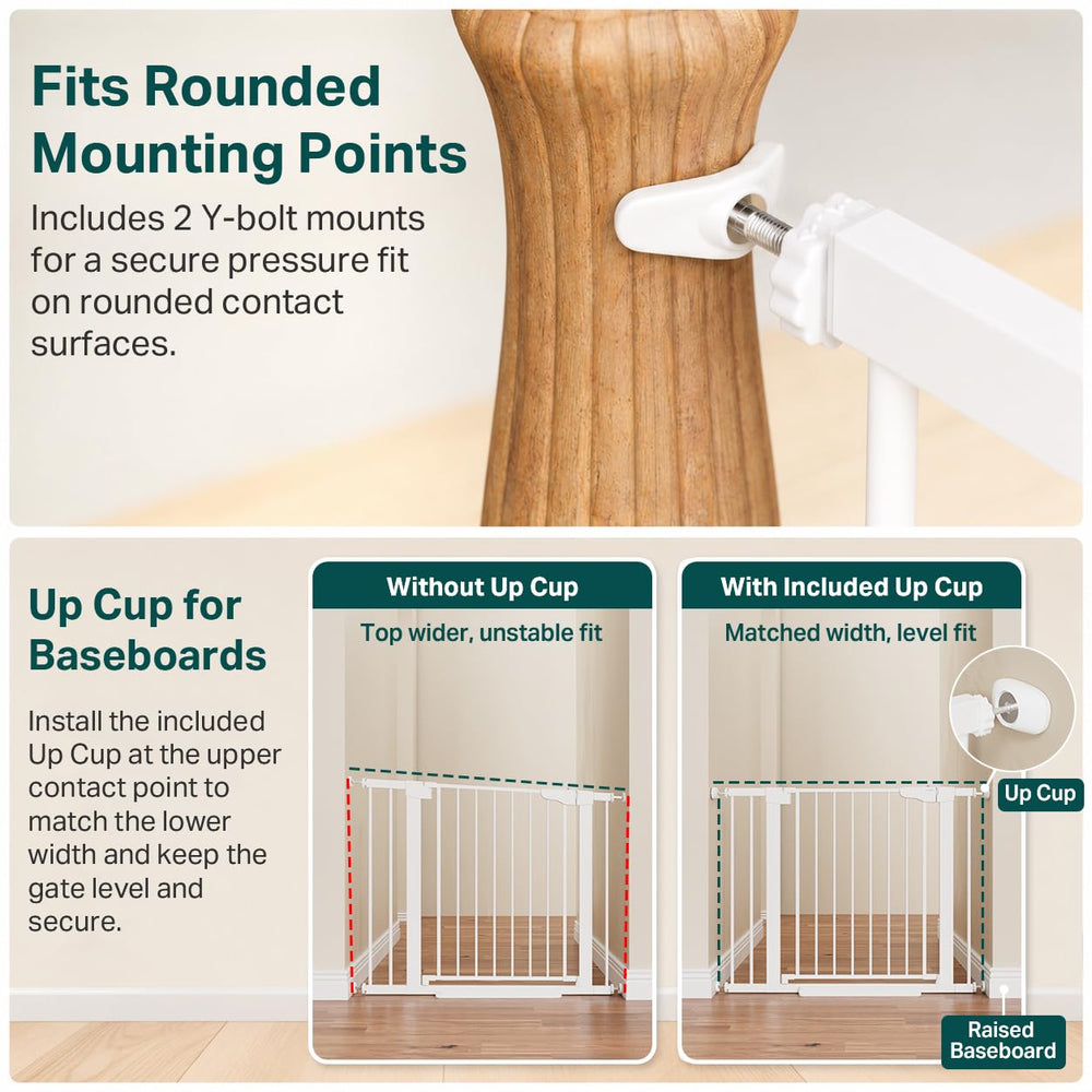 Cumbor pressure-mount setup demonstrating tool-free installation convenience