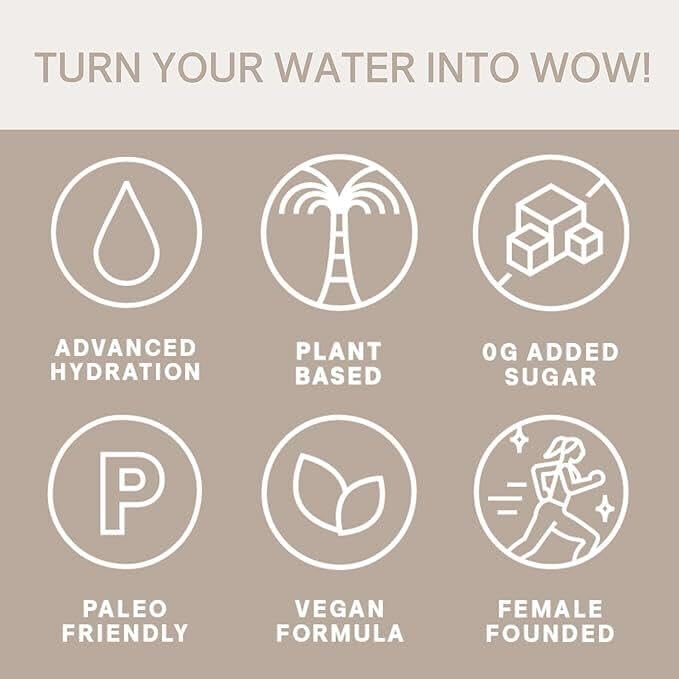 Cure Hydration en entorno de playa, hidratación natural para viajes