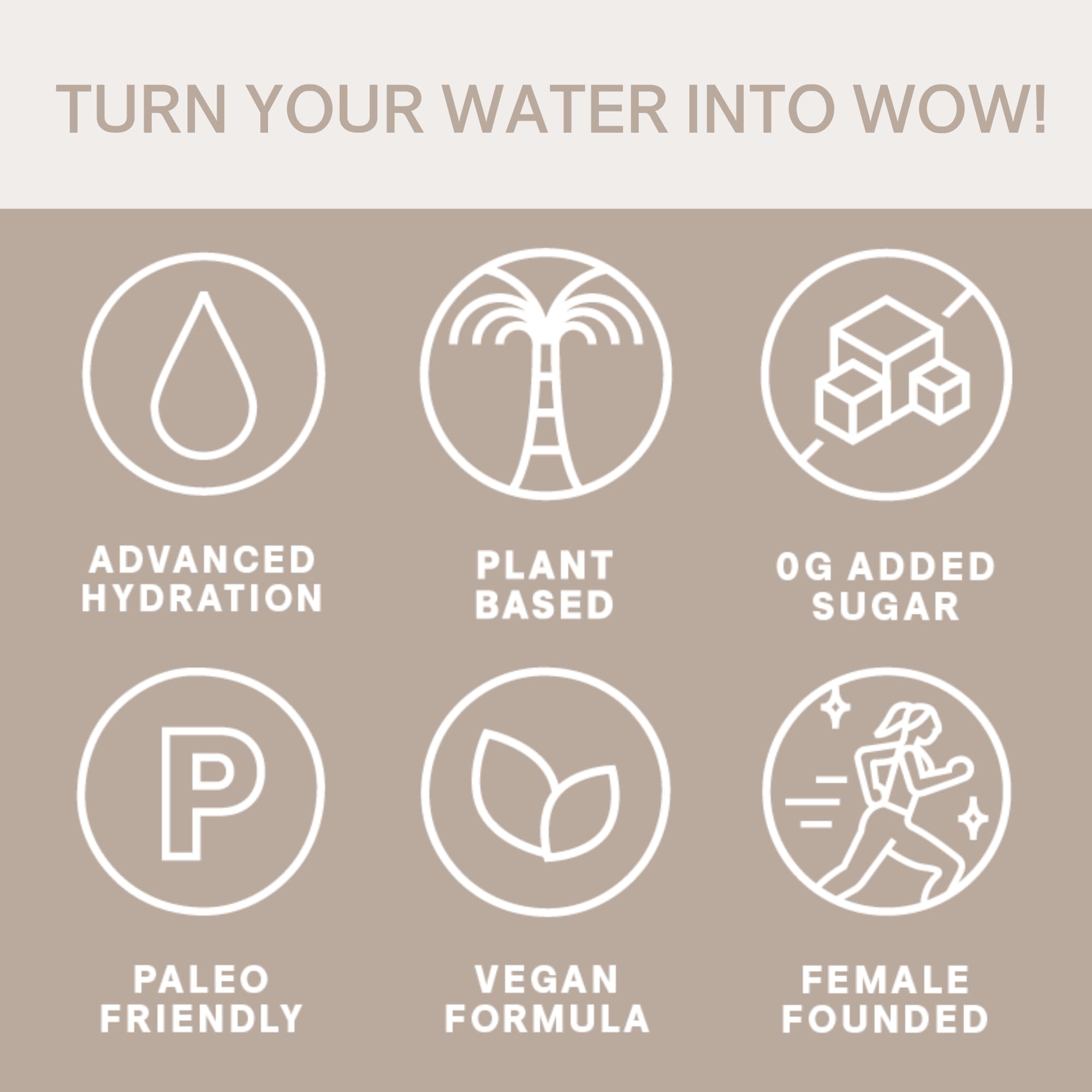 Cure Hydration etiqueta de ingredientes evidencia naturalidad y sin azúcar añadida