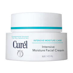 Curel crema facial frasco frontal mostrando diseño y confianza