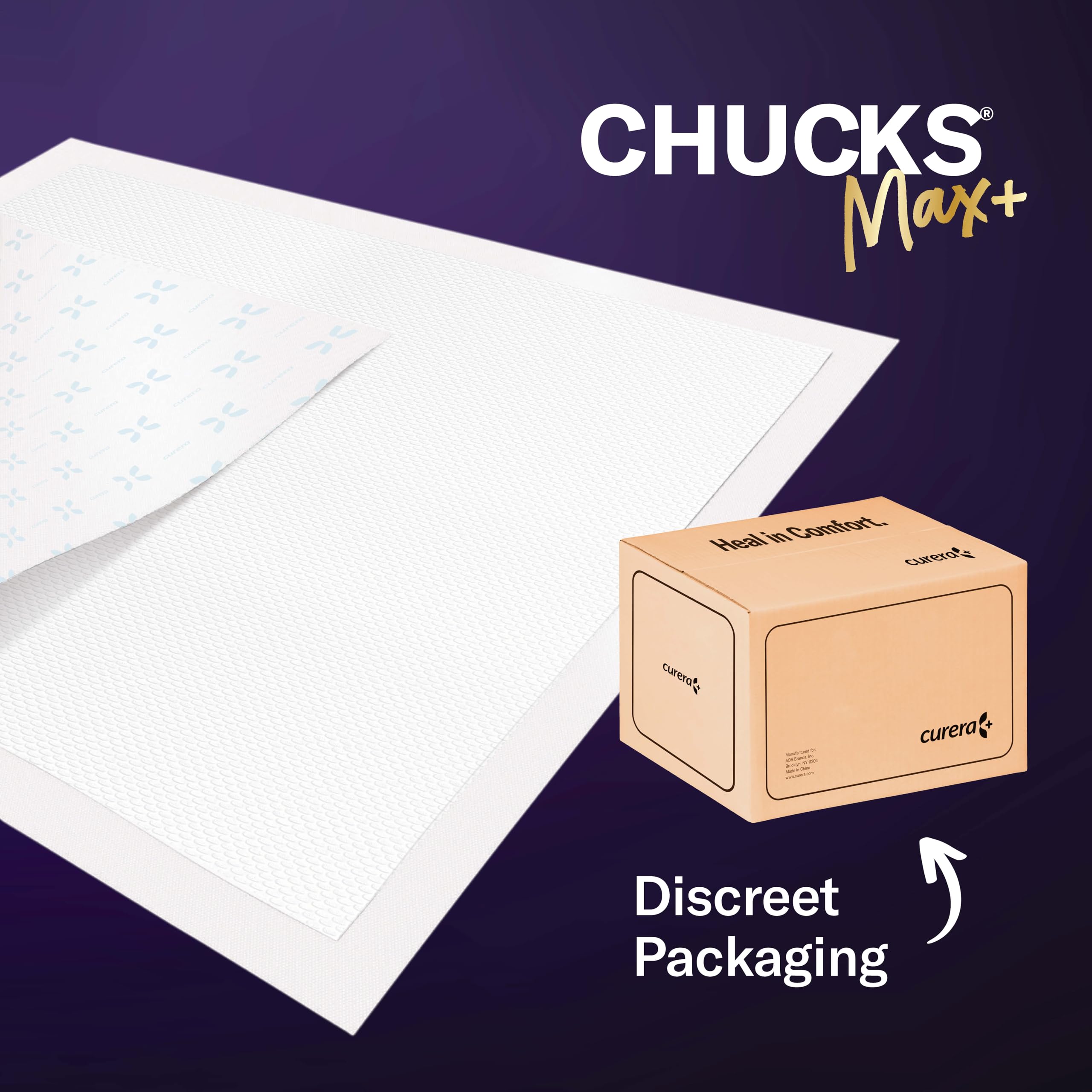 Curera Chucks borde sellado y suave para contacto continuo sin irritación