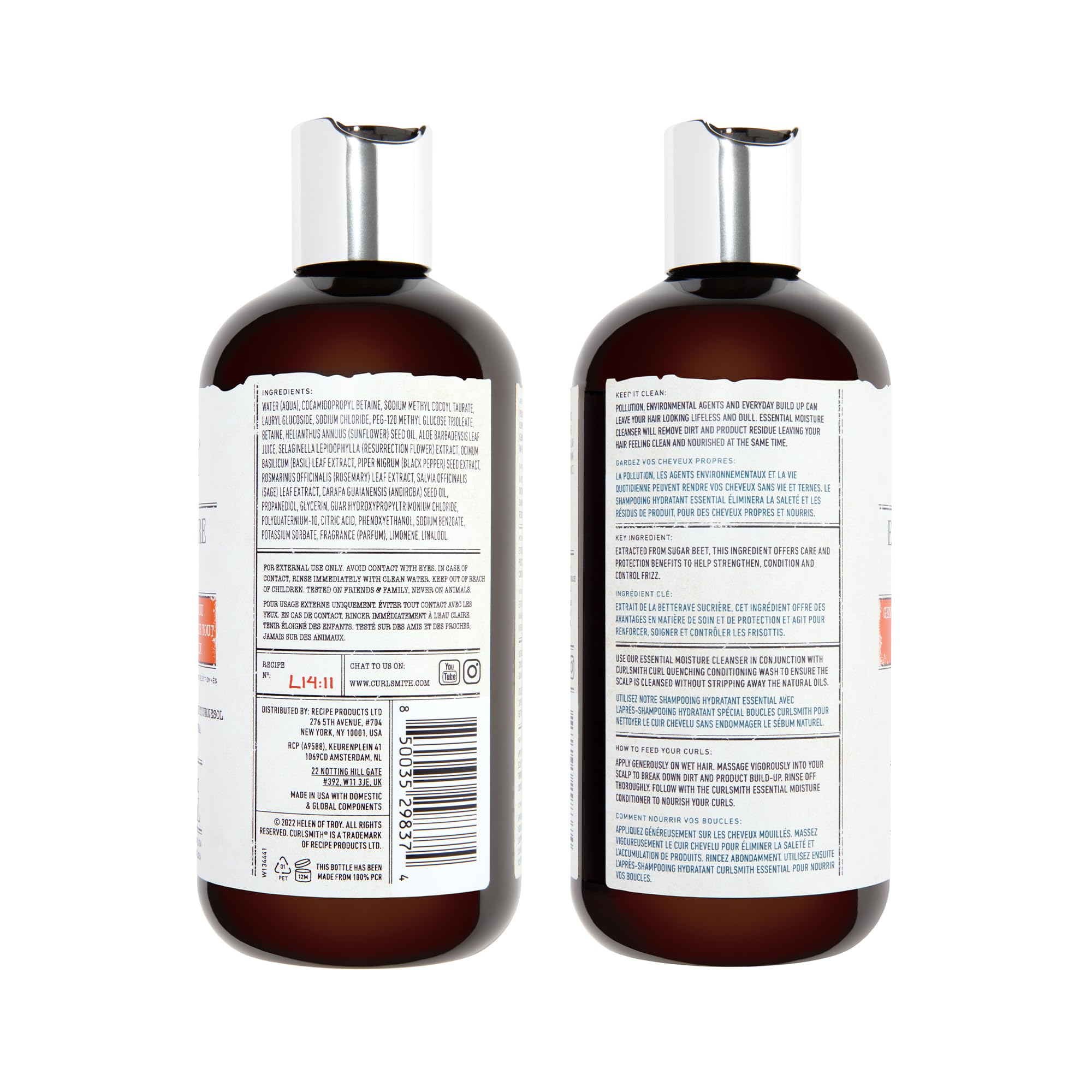 CURLSMITH producto en baño minimalista para rutina diaria confortable