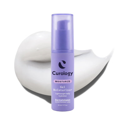 Curology envase frontal mostrando diseño y beneficios visibles