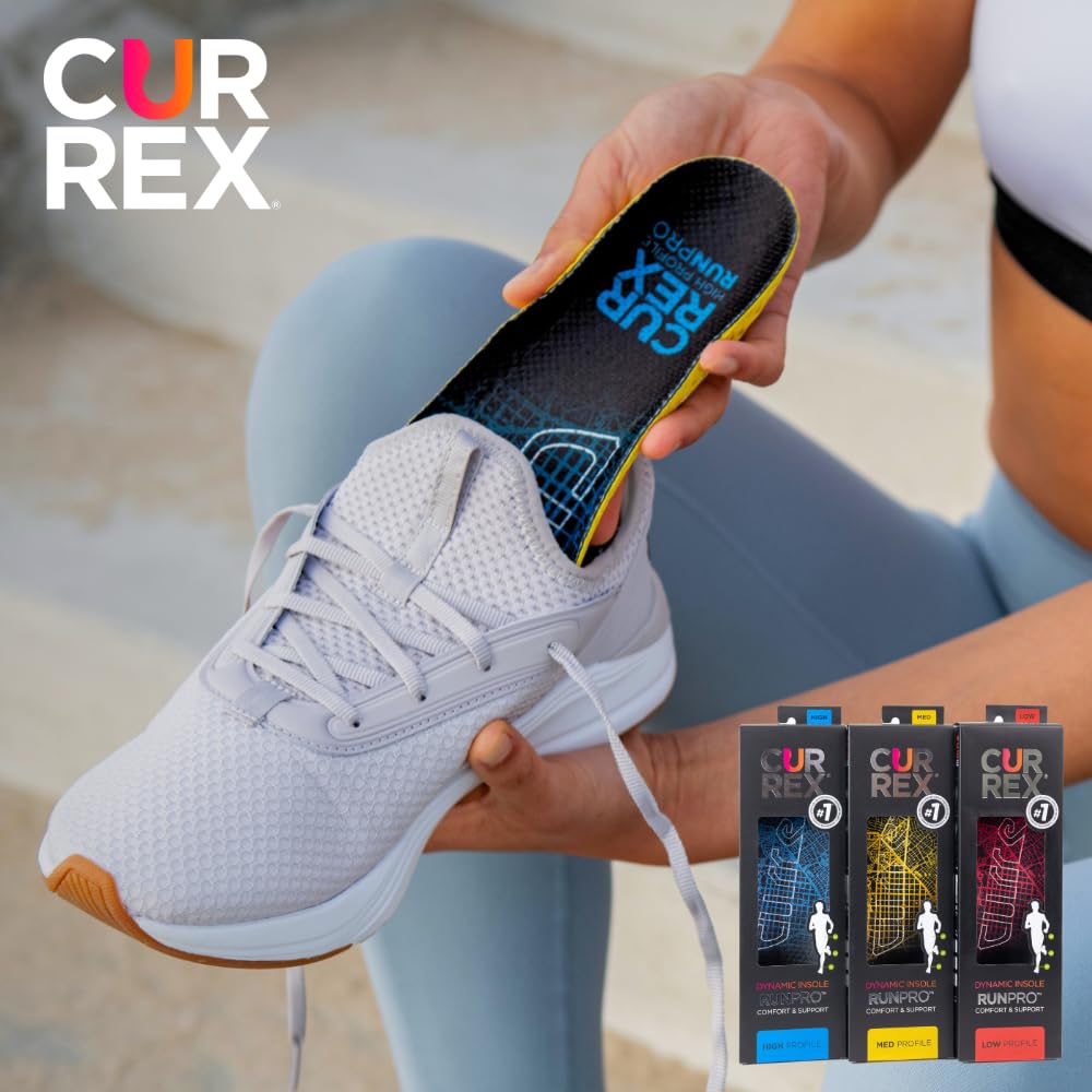currex RunPro packaging opened with trimming guide to customize fit