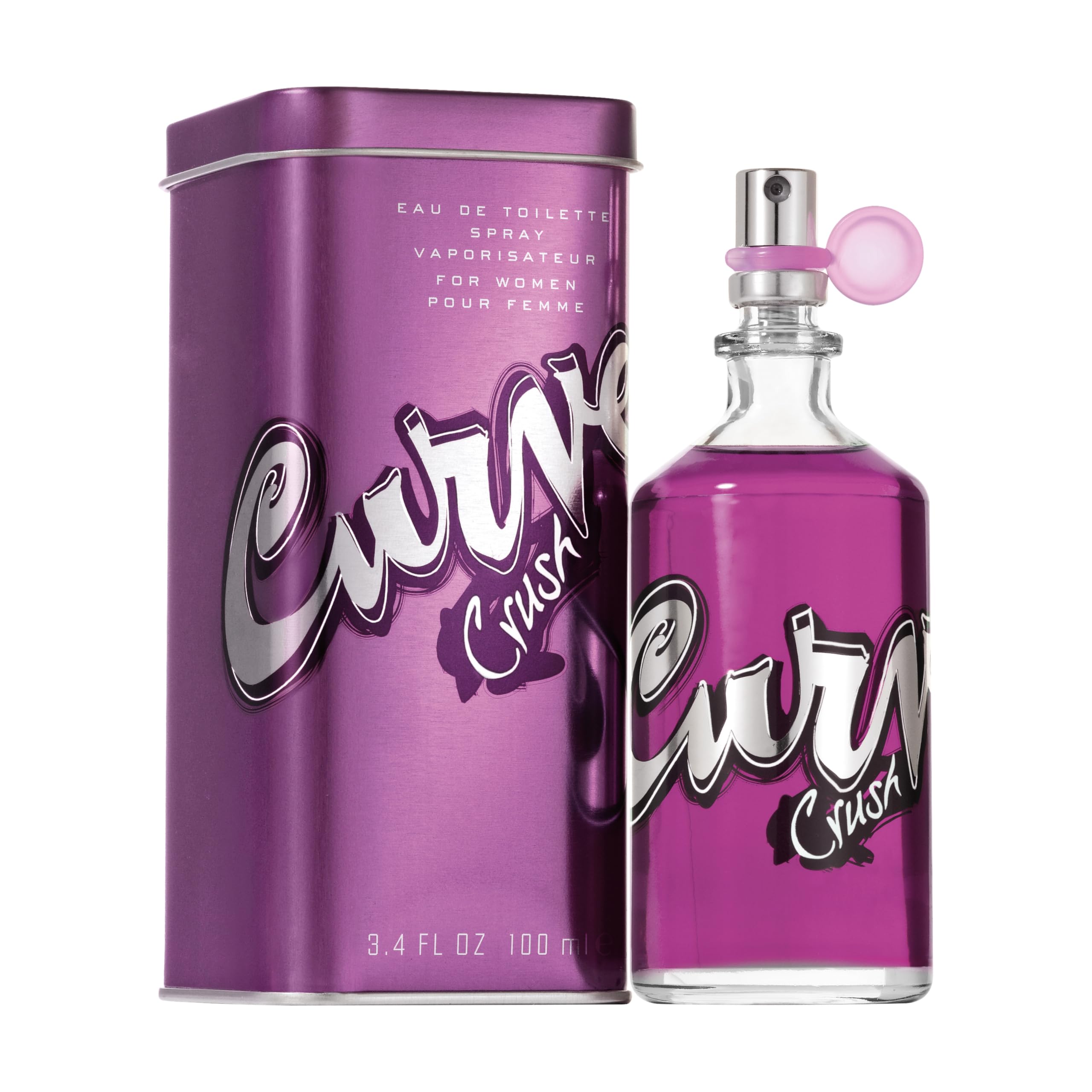 Curve Crush frasco frontal mostrando diseño y tamaño atractivo